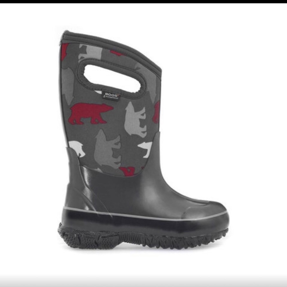 BOGS CLASSIC GRAY POLAR BEAR WINTER BOOTS